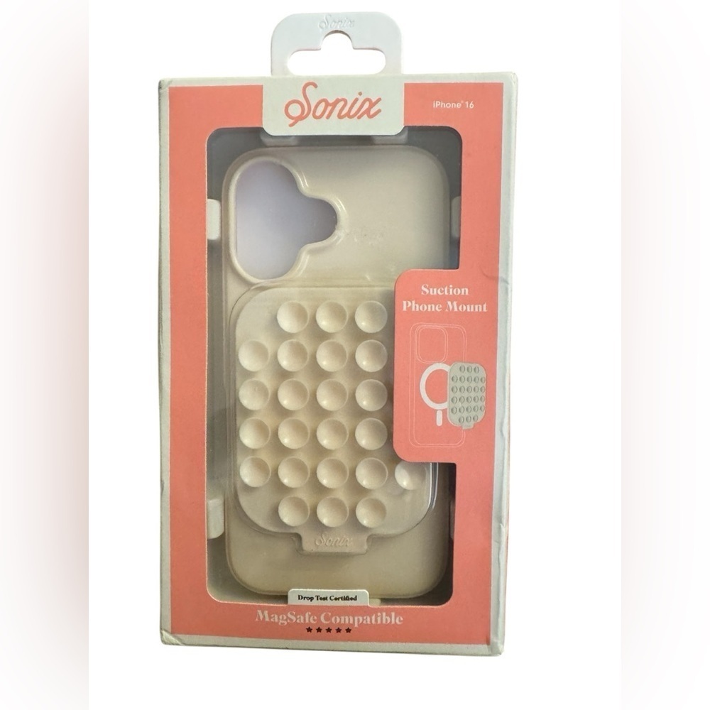 Sonix iPhone 16 Phone Case in Ivory with Suction Mount - Picture 2 of 6